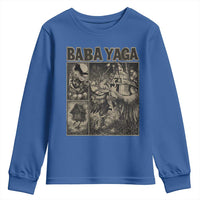 Baba Yaga House Youth Sweatshirt Slavic Folklore Russia Fairy Tale Horror Fans - Wonder Print Shop