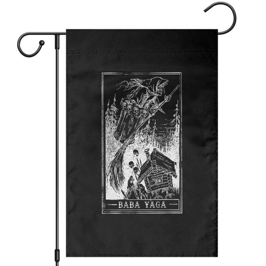 Baba Yaga House Tarot Card Garden Flag Botanical Slavic Folklore Pagan Witchy - Wonder Print Shop