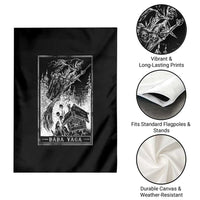 Baba Yaga House Tarot Card Garden Flag Botanical Slavic Folklore Pagan Witchy - Wonder Print Shop