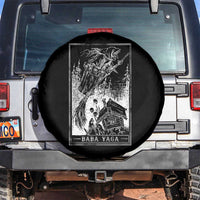 Baba Yaga House Tarot Card Spare Tire Cover Botanical Slavic Folklore Pagan Witchy - Wonder Print Shop