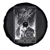 Baba Yaga House Tarot Card Spare Tire Cover Botanical Slavic Folklore Pagan Witchy - Wonder Print Shop