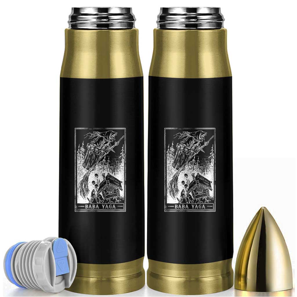 Baba Yaga House Tarot Card Bullet Tumbler Botanical Slavic Folklore Pagan Witchy - Wonder Print Shop
