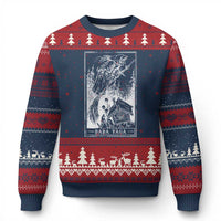 Baba Yaga House Tarot Card Ugly Christmas Sweater Botanical Slavic Folklore Pagan Witchy - Wonder Print Shop