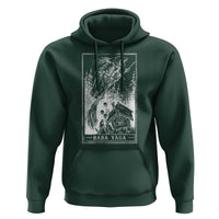 Baba Yaga House Tarot Card Hoodie Botanical Slavic Folklore Pagan Witchy - Wonder Print Shop