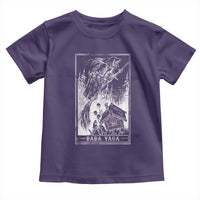 Baba Yaga House Tarot Card Toddler T Shirt Botanical Slavic Folklore Pagan Witchy - Wonder Print Shop