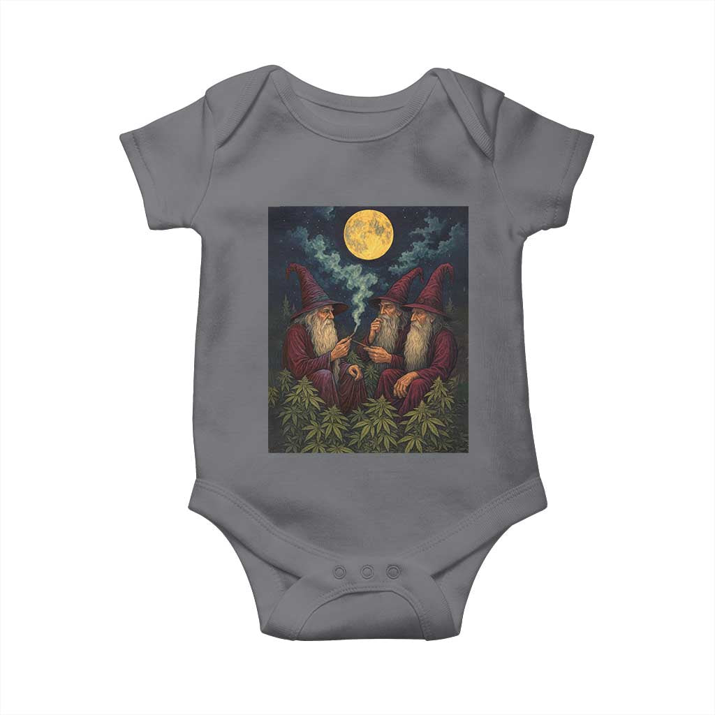 Wizard 420 Smoking Marijuana Baby Onesie Funny Stoner Weed Lover Meme