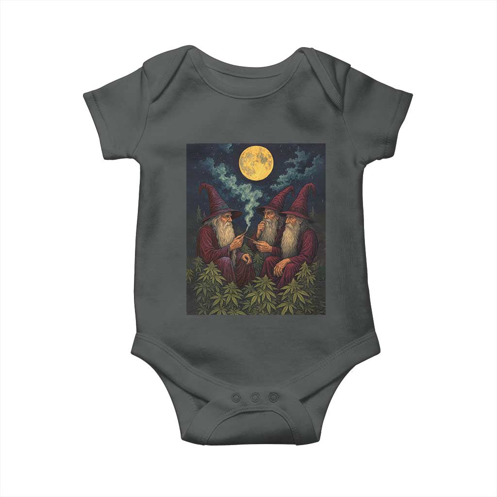 Wizard 420 Smoking Marijuana Baby Onesie Funny Stoner Weed Lover Meme