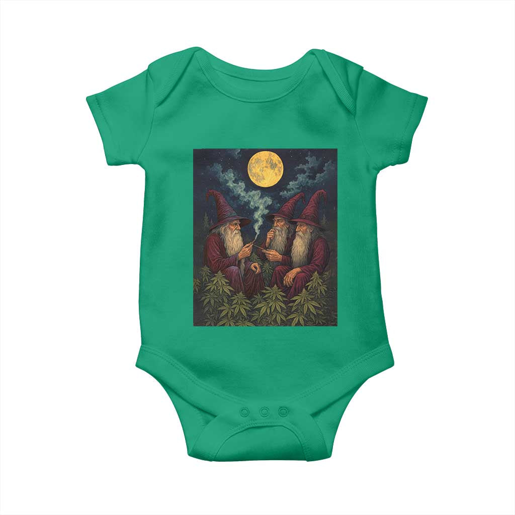 Wizard 420 Smoking Marijuana Baby Onesie Funny Stoner Weed Lover Meme