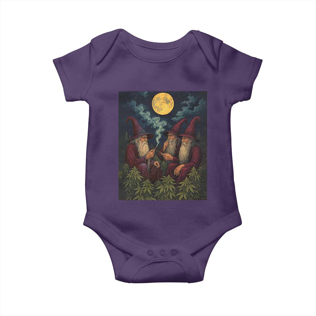 Wizard 420 Smoking Marijuana Baby Onesie Funny Stoner Weed Lover Meme
