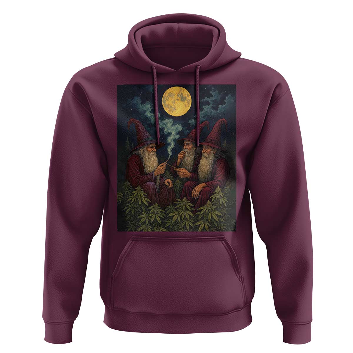 Wizard 420 Smoking Marijuana Hoodie Funny Stoner Weed Lover Meme