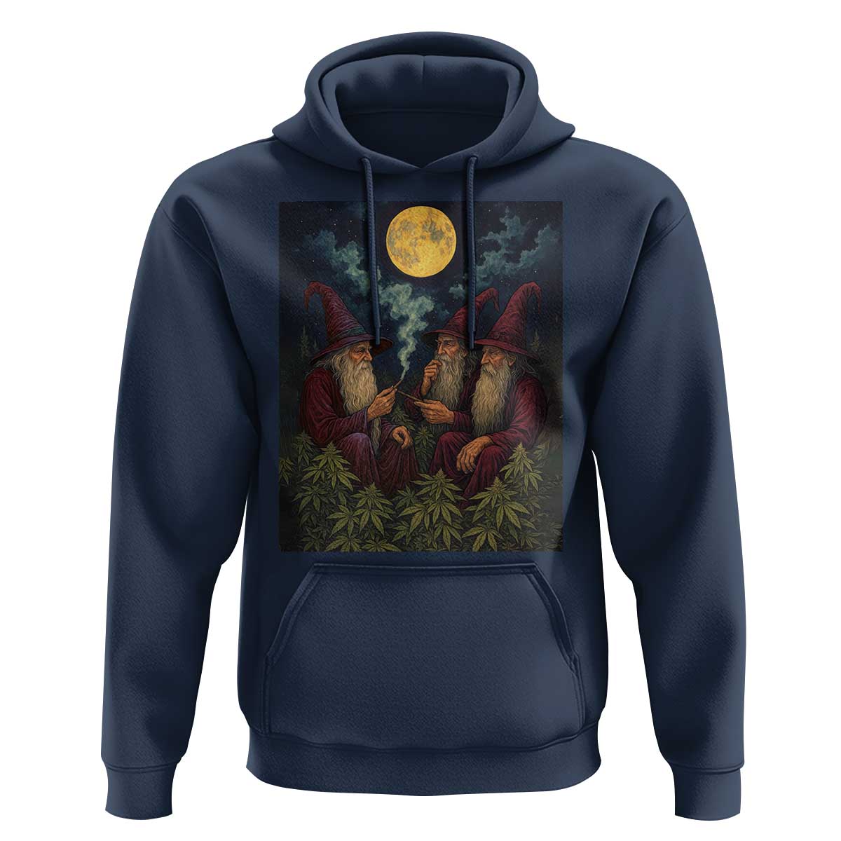 Wizard 420 Smoking Marijuana Hoodie Funny Stoner Weed Lover Meme