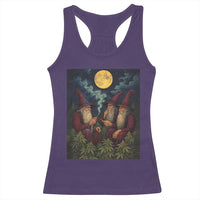 Wizard 420 Smoking Marijuana Racerback Tank Top Funny Stoner Weed Lover Meme