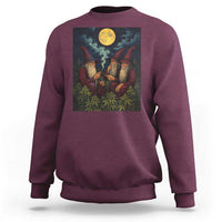 Wizard 420 Smoking Marijuana Sweatshirt Funny Stoner Weed Lover Meme