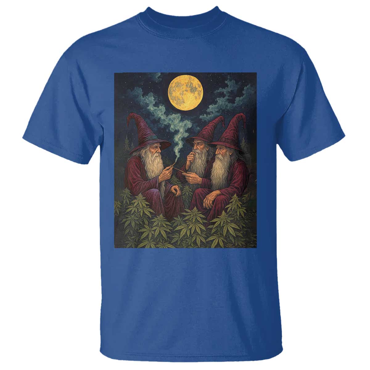 Wizard 420 Smoking Marijuana T Shirt Funny Stoner Weed Lover Meme