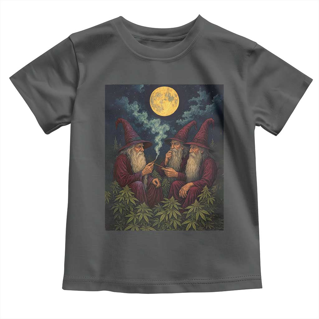 Wizard 420 Smoking Marijuana Toddler T Shirt Funny Stoner Weed Lover Meme