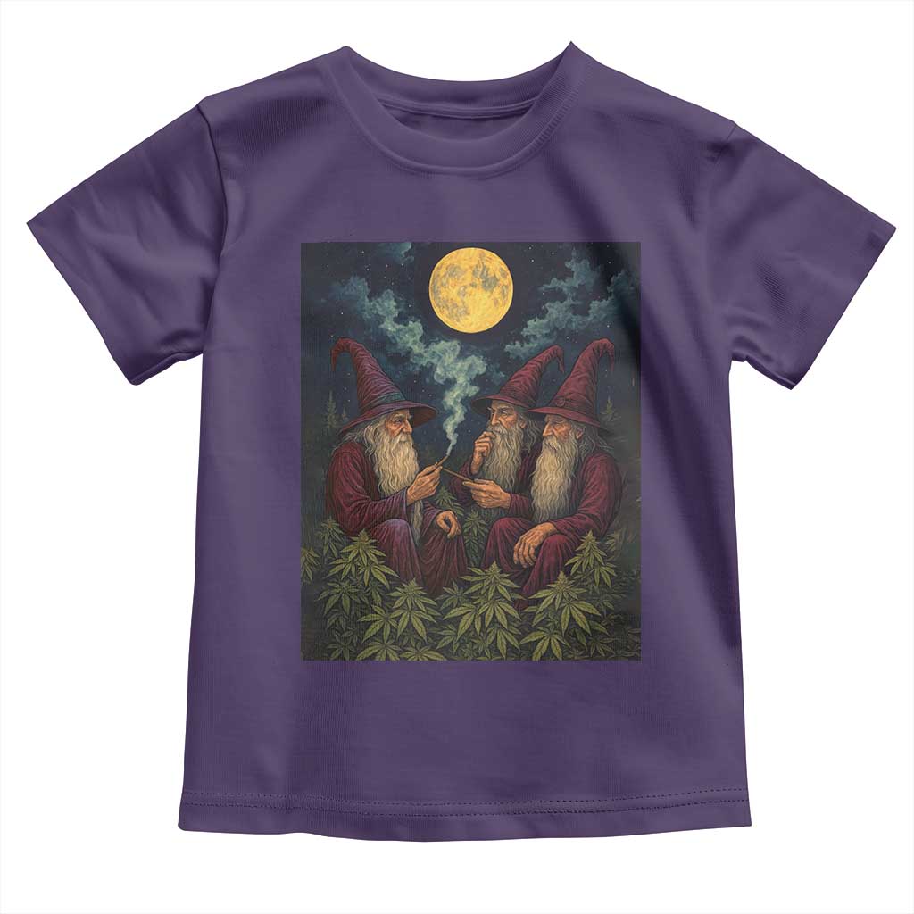 Wizard 420 Smoking Marijuana Toddler T Shirt Funny Stoner Weed Lover Meme