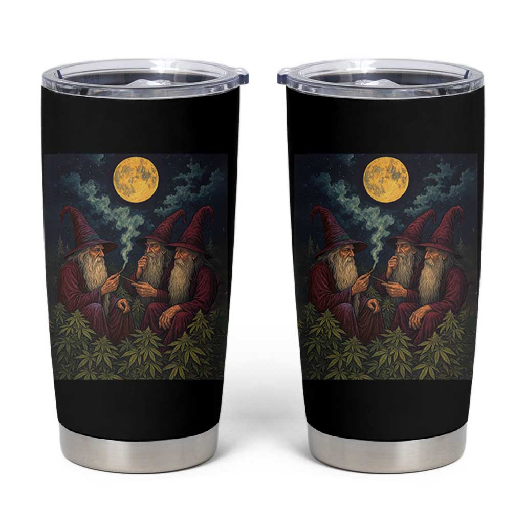 Wizard 420 Smoking Marijuana Tumbler Cup Funny Stoner Weed Lover Meme