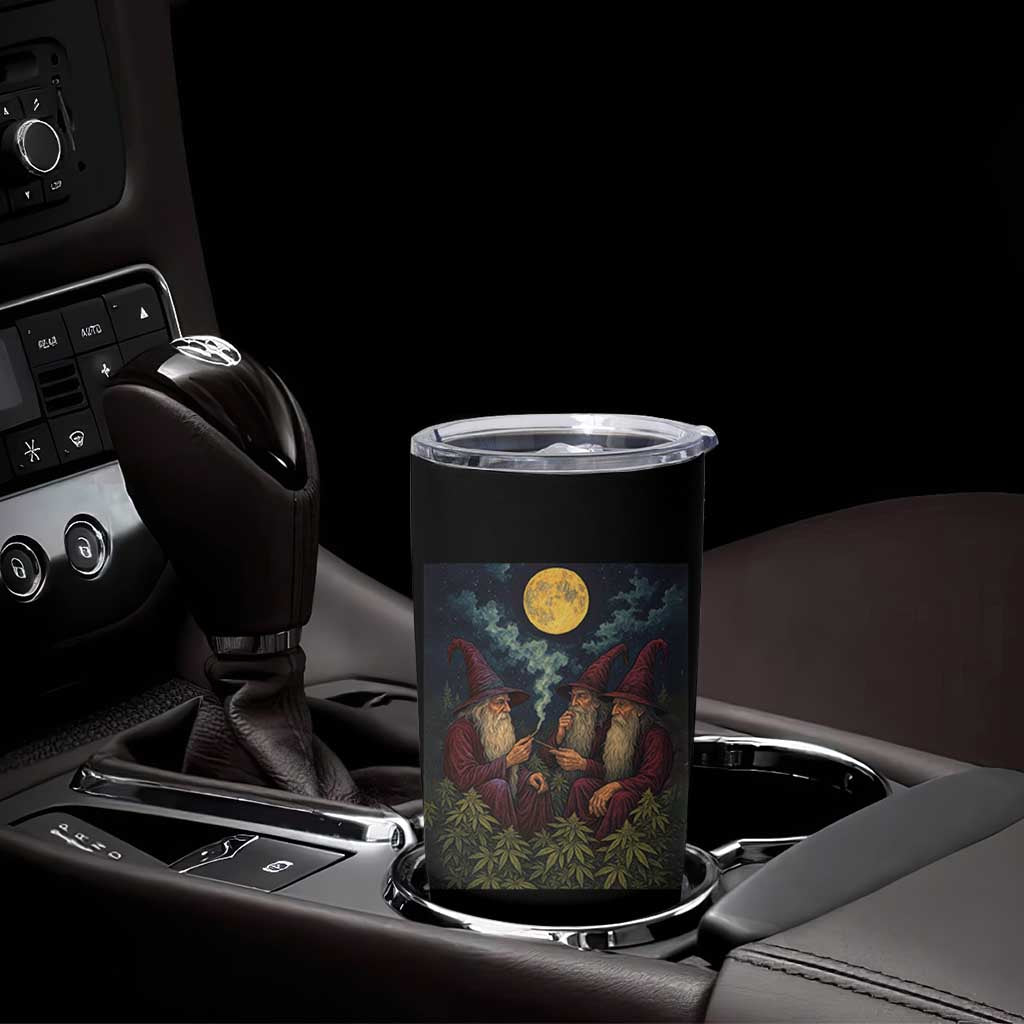 Wizard 420 Smoking Marijuana Tumbler Cup Funny Stoner Weed Lover Meme