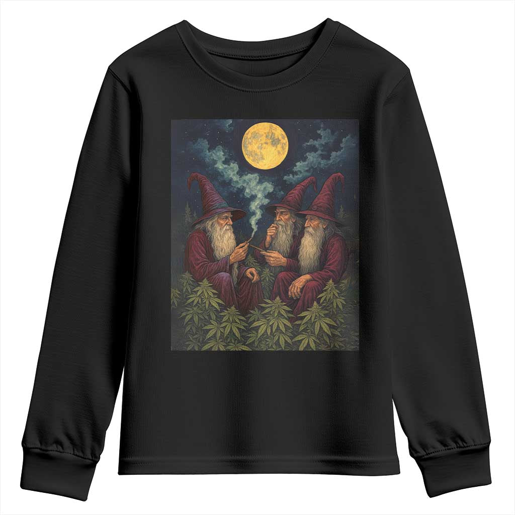 Wizard 420 Smoking Marijuana Youth Sweatshirt Funny Stoner Weed Lover Meme