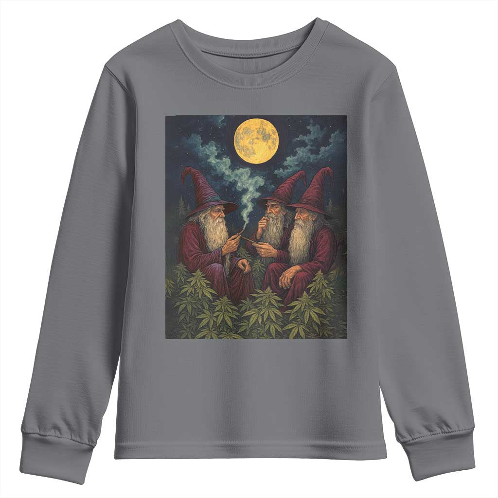 Wizard 420 Smoking Marijuana Youth Sweatshirt Funny Stoner Weed Lover Meme