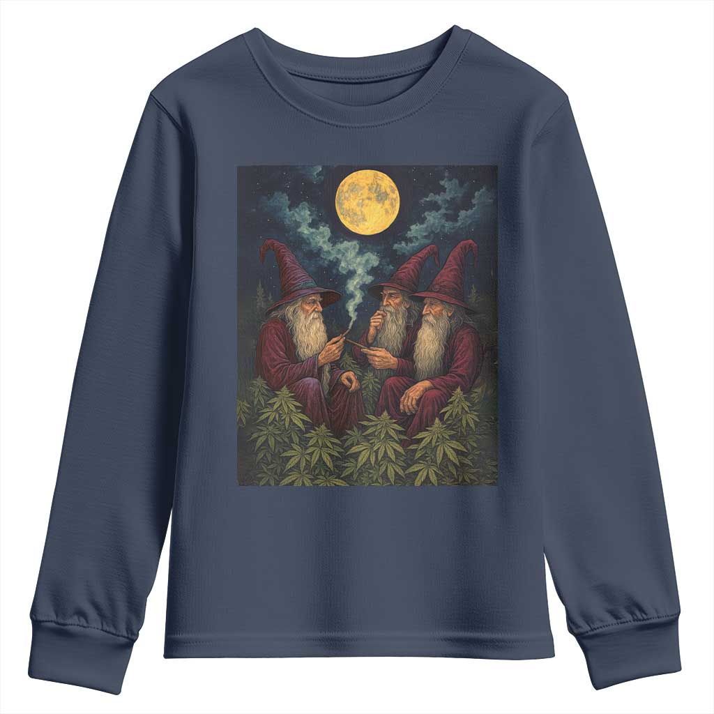 Wizard 420 Smoking Marijuana Youth Sweatshirt Funny Stoner Weed Lover Meme