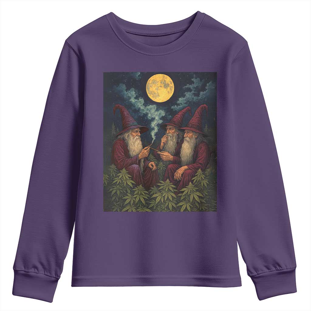 Wizard 420 Smoking Marijuana Youth Sweatshirt Funny Stoner Weed Lover Meme