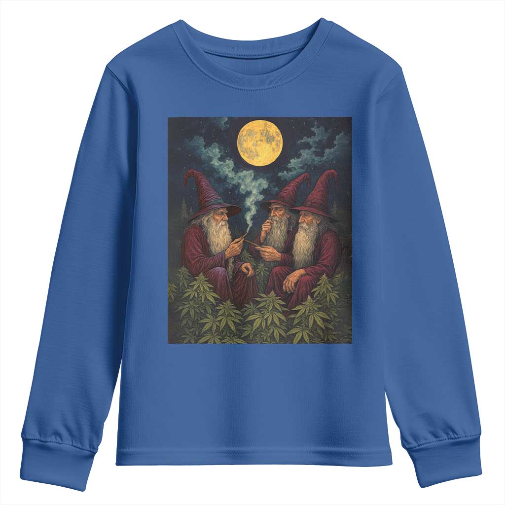 Wizard 420 Smoking Marijuana Youth Sweatshirt Funny Stoner Weed Lover Meme