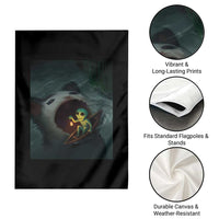 Funny Alien Cat Meme Garden Flag Weird Silly - Wonder Print Shop