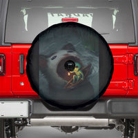 Funny Alien Cat Meme Spare Tire Cover Weird Silly - Wonder Print Shop