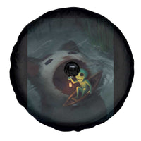 Funny Alien Cat Meme Spare Tire Cover Weird Silly - Wonder Print Shop