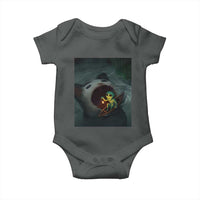 Funny Alien Cat Meme Baby Onesie Weird Silly - Wonder Print Shop