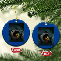 Funny Alien Cat Meme Ceramic Ornament Weird Silly - Wonder Print Shop