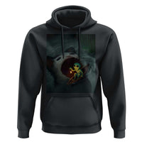 Funny Alien Cat Meme Hoodie Weird Silly - Wonder Print Shop