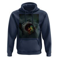 Funny Alien Cat Meme Hoodie Weird Silly - Wonder Print Shop