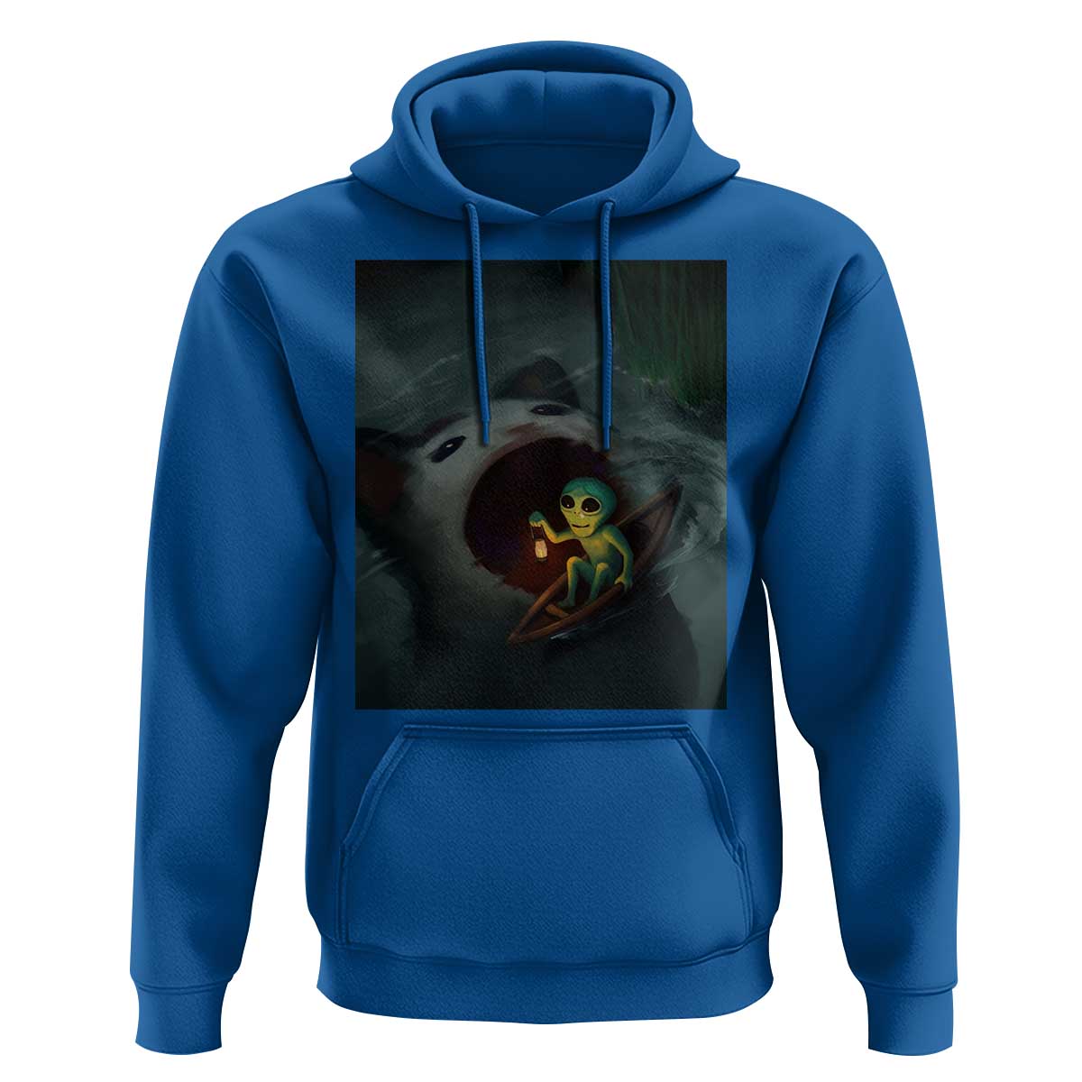 Funny Alien Cat Meme Hoodie Weird Silly - Wonder Print Shop