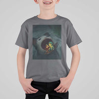 Funny Alien Cat Meme T Shirt For Kid Weird Silly - Wonder Print Shop