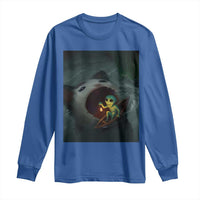 Funny Alien Cat Meme Long Sleeve Shirt Weird Silly - Wonder Print Shop