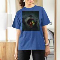 Funny Alien Cat Meme T Shirt For Women Weird Silly - Wonder Print Shop