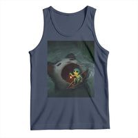 Funny Alien Cat Meme Tank Top Weird Silly - Wonder Print Shop