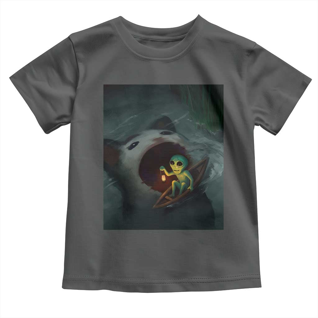 Funny Alien Cat Meme Toddler T Shirt Weird Silly - Wonder Print Shop