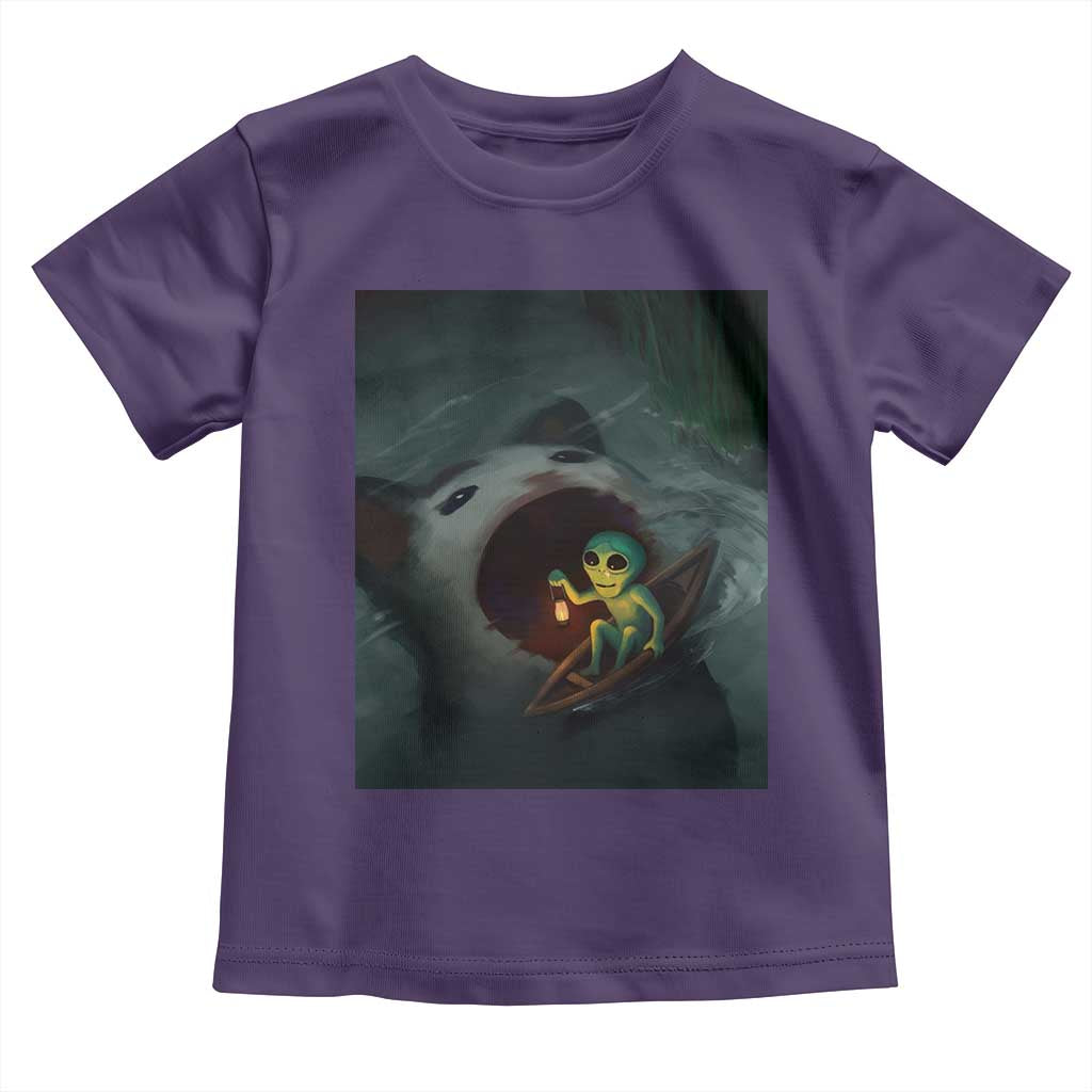 Funny Alien Cat Meme Toddler T Shirt Weird Silly - Wonder Print Shop
