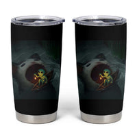 Funny Alien Cat Meme Tumbler Cup Weird Silly - Wonder Print Shop