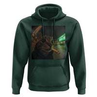 Funny Smoking Cat Hoodie Retro 90s Grunge Cat Selfie Streetwear Meme - Wonder Print Shop