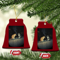 Funny Smoking Cat Ceramic Ornament Retro 90s Grunge Kitty Streetwear Meme - Wonder Print Shop