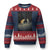 Funny Smoking Cat Ugly Christmas Sweater Retro 90s Grunge Kitty Streetwear Meme - Wonder Print Shop