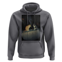 Funny Smoking Cat Hoodie Retro 90s Grunge Kitty Streetwear Meme - Wonder Print Shop