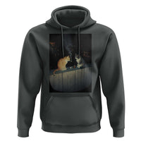 Funny Smoking Cat Hoodie Retro 90s Grunge Kitty Streetwear Meme - Wonder Print Shop