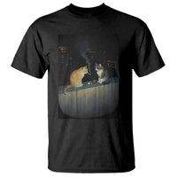 Funny Smoking Cat T Shirt Retro 90s Grunge Kitty Streetwear Meme - Wonder Print Shop