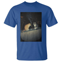 Funny Smoking Cat T Shirt Retro 90s Grunge Kitty Streetwear Meme - Wonder Print Shop