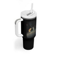 Funny Smoking Cat Tumbler With Handle Retro 90s Grunge Kitty Streetwear Meme - Wonder Print Shop